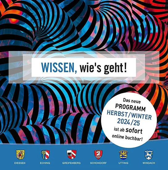 vhs Ammersee West Ab sofort online buchbar