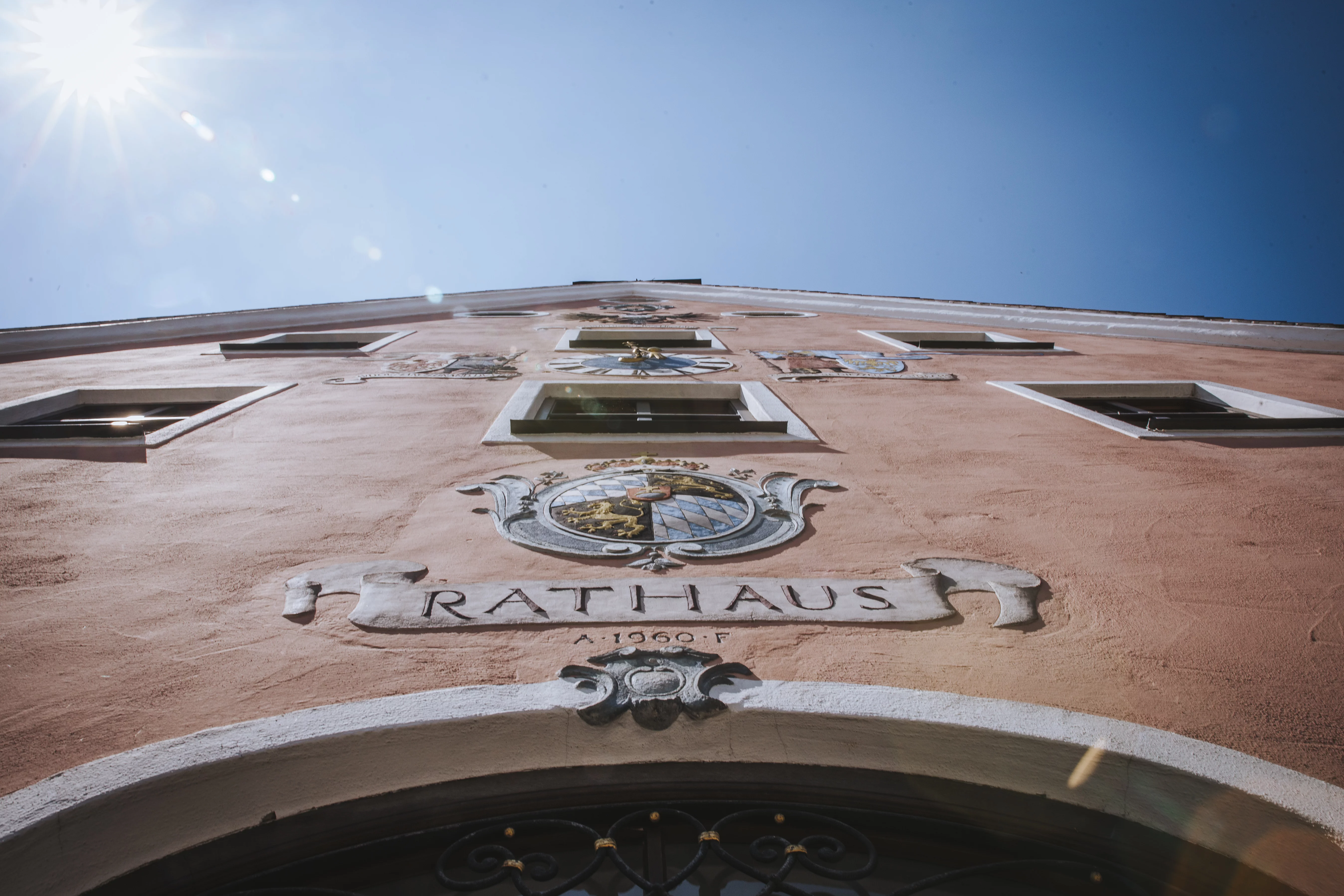 Rathaus von Dießen, erbaut 1704