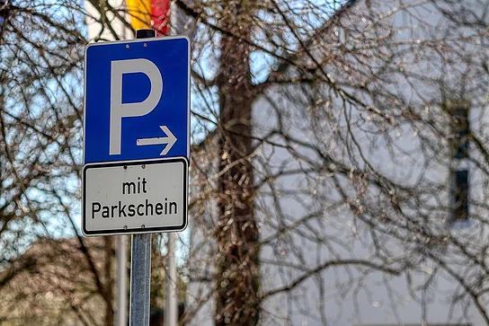 Parken mit Parkschein