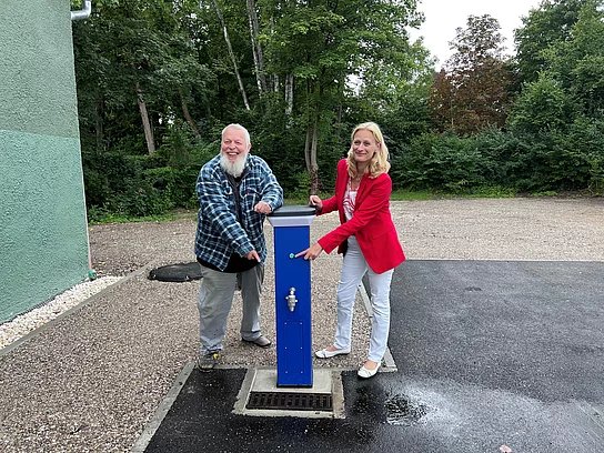 Frischwasserstation für Wohnmobilstellplatz V&E-Station in der Windermerestraße