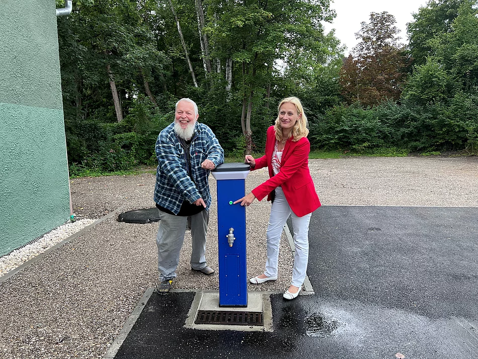 Frischwasserstation für Wohnmobilstellplatz V&E-Station in der Windermerestraße