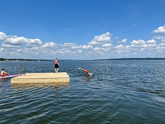Sommer, Sonne, Badefloß