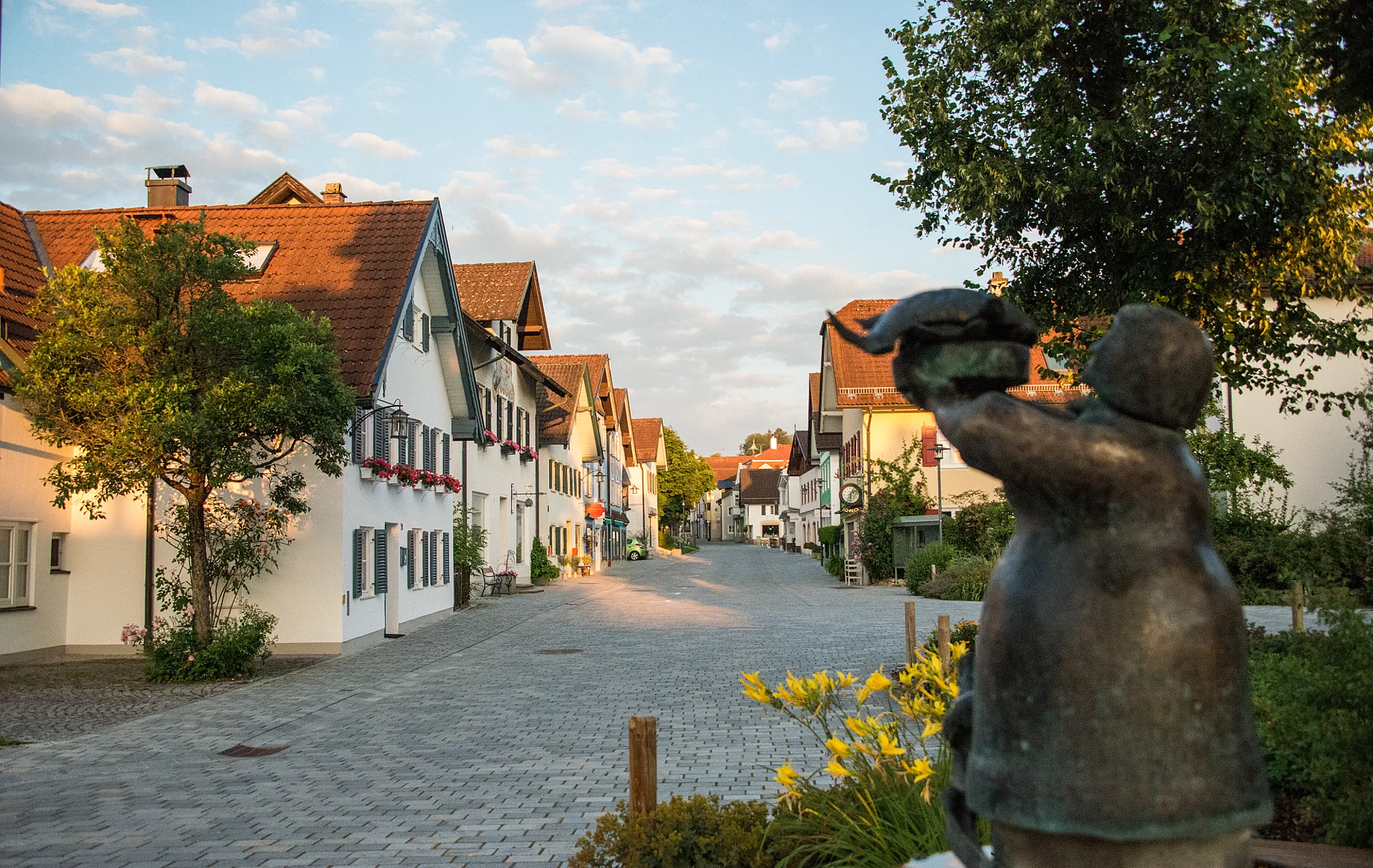 Mühlstraße vom Untermüllerplatz Richtung Marktplatz
