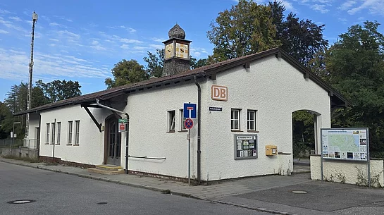 Bahnstation in Riederau
