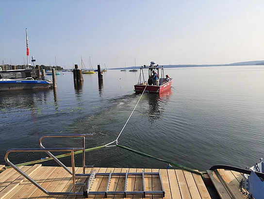 Badefloß für St. Alban